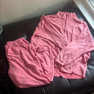 Aerie Half-Zip Pullover and Jogger Set